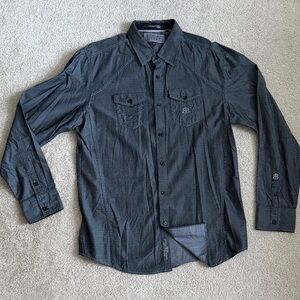 Roar Signature Edition Gray Patterned Shirt